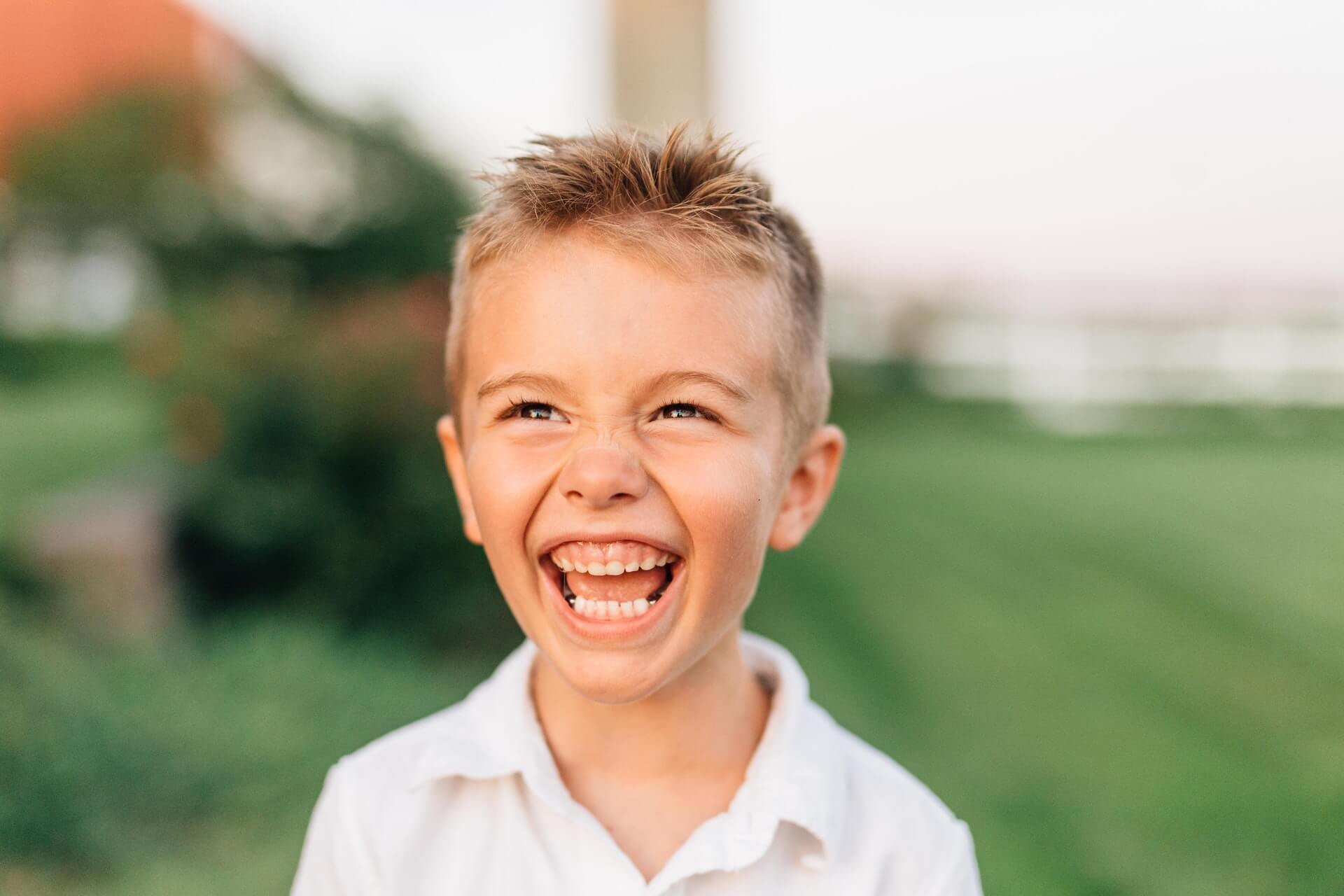 boy smiling